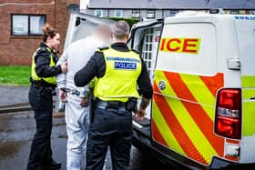 Arrest warrants were executed in Alnwick. Picture: Northumbria Police