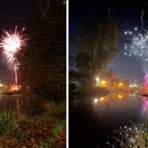 Eye-catching fireworks in Morpeth on November 5. Picture by David Thompson.