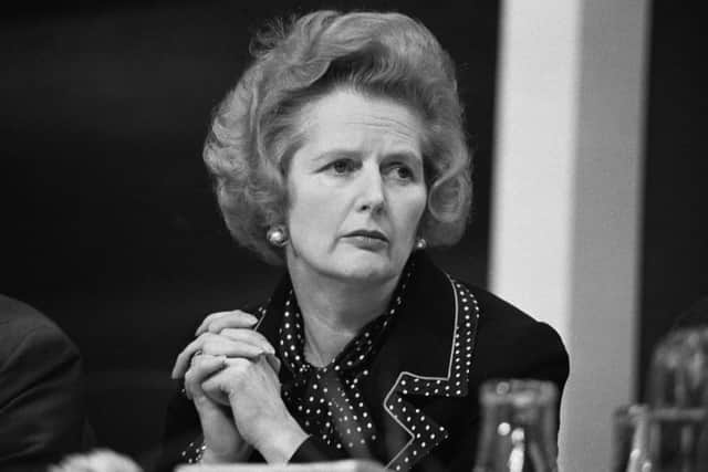 Margaret Thatcher pictured at at the 1972 Conservative Party Conference in Blackpool, UK, 12th October 1972. Picture: Evening Standard/Hulton Archive/Getty Images.