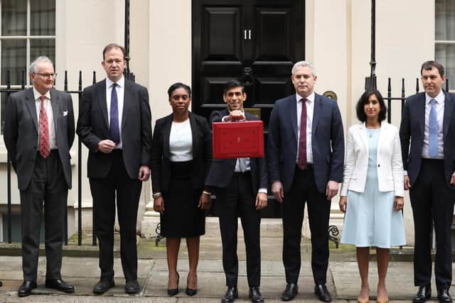 The Chancellor Rishi Sunak and his team are coming under pressure to use the Spring Statement to ease the impact of rising costs of living. Photo: Steve Barclay, Getty Images