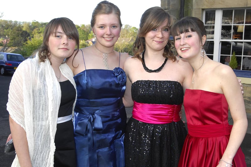 Posh frocks were the order of the day as the students of Coquet High School enjoyed their 2009 prom.