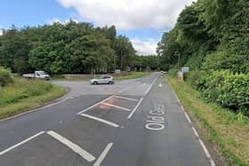 The crash happened on Old Great North Road near the junction with Berwick Hill Road. (Photo by Google)