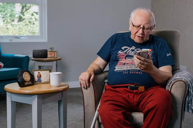 Bill Oliphant gets to grips with mobile phone technology. BT has committed to help 25 million people make the most of life in the digital world by 2026.