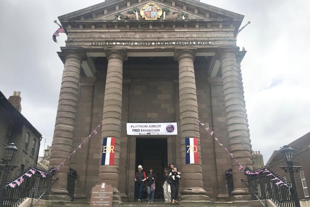 Berwick Town Hall held a free jubilee exhibition.
