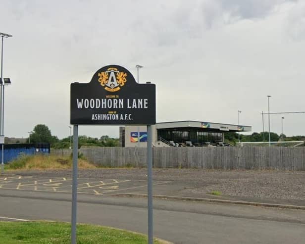 Woodhorn Lane, home of Ashington AFC. (Photo by Google)