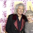 Sir Brian May and his wife Anita Dobson.  (Photo by Tim P. Whitby/Getty Images)