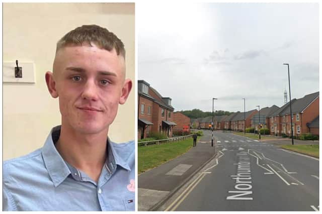 Ben Cann, 20, died in a car crash on Northumbrian Way in Killingworth. (Photo by Northumbria Police / Google)