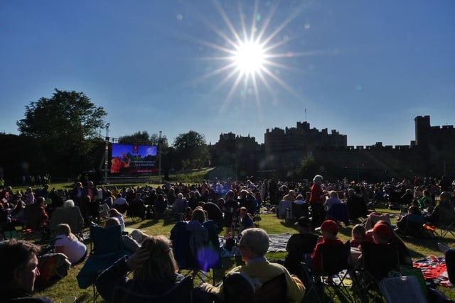 The Platinum Party at the Palace was enjoyed in the grounds of Alnwick Castle.