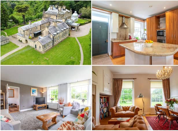 The stunning three-bedroom home is within a Grade II listed manor house.