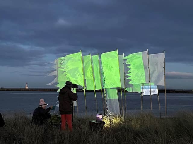 Banners fly high on Little Shore as part of last year's Festival of Light.