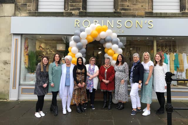 The grand opening of Robinson's in Alnwick.