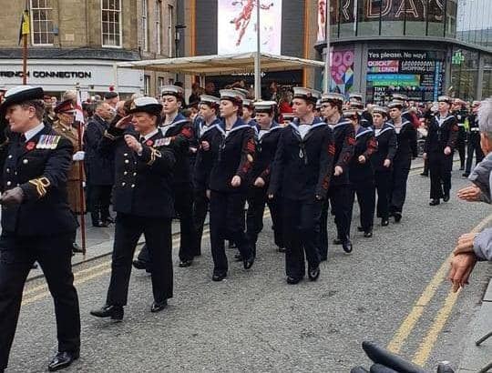 Northumberland District Sea Cadets.
