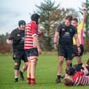 Berwick scored two tries in their disappointing loss to Peebles. Picture: Stuart Fenwick