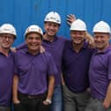 The DIY SOS team, with Nick Knowles (centre).
