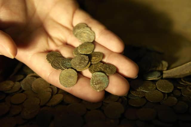 Ancient coins.