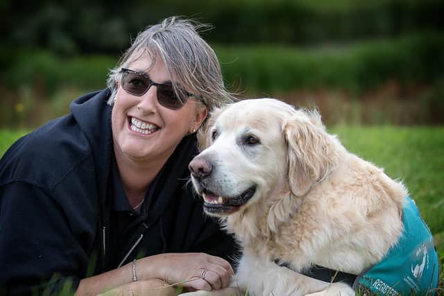 Kay's fear-free approach to dog training has left her with happy customers and even happier pooches. Picture: Andy Craig Photography