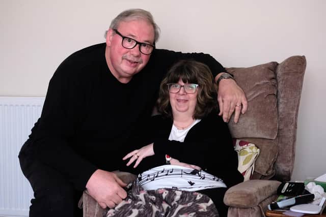 David Kidd is a carer for his wife Jane, who has MS. He is now pensionable age but has been told he will no longer get his carers allowance and pension. (Photo by LDRS)