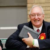 Grant Davey at the Northumberland General Election count in 2017.