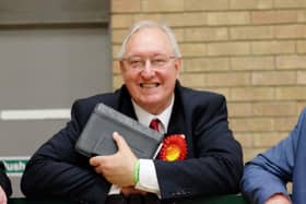 Grant Davey at the Northumberland General Election count in 2017.