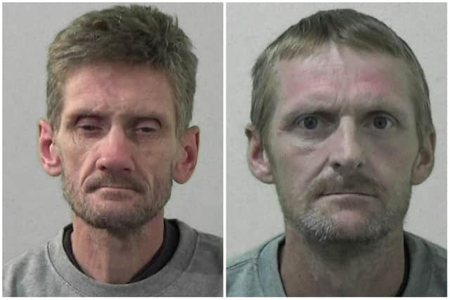 Alan Kenrick and Peter Anderson have been jailed for moving themselves into a man's home while he was away.