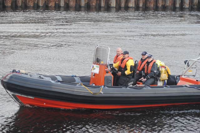 A joint patrol out on the water. (Photo by Northumbria Police)