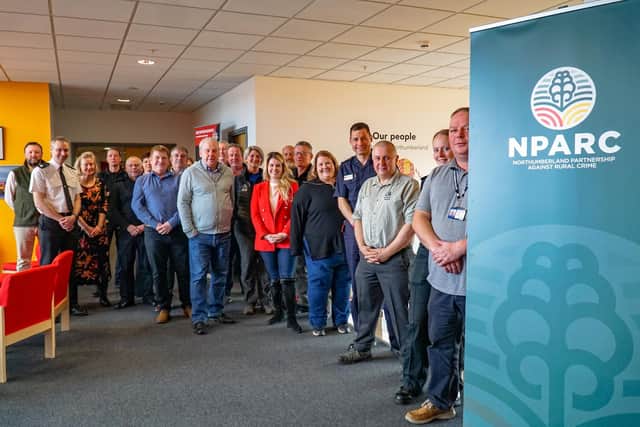 Members of the Northumberland Partnership Against Rural Crime.