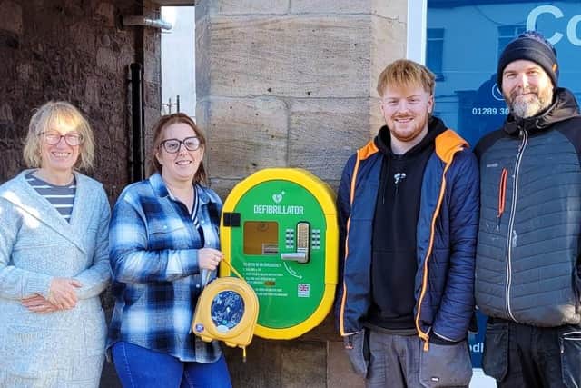 A round-the-clock public access defibrillator is now in place on the outside of the William Elder Building in Castlegate.