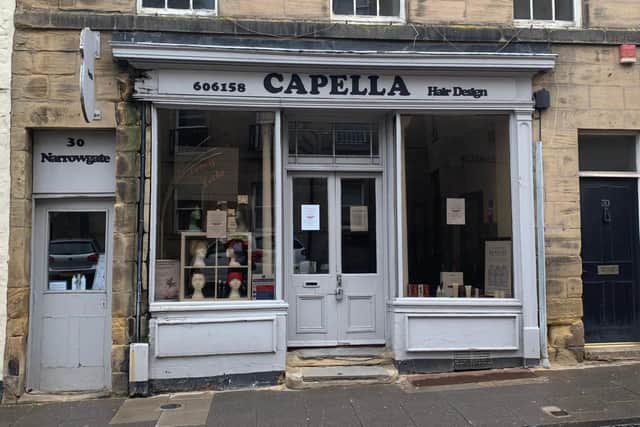 The former Capella hair salon.