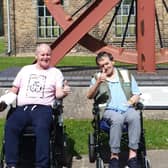 Residents from Cheter Court care home at Woodhorn Museum.