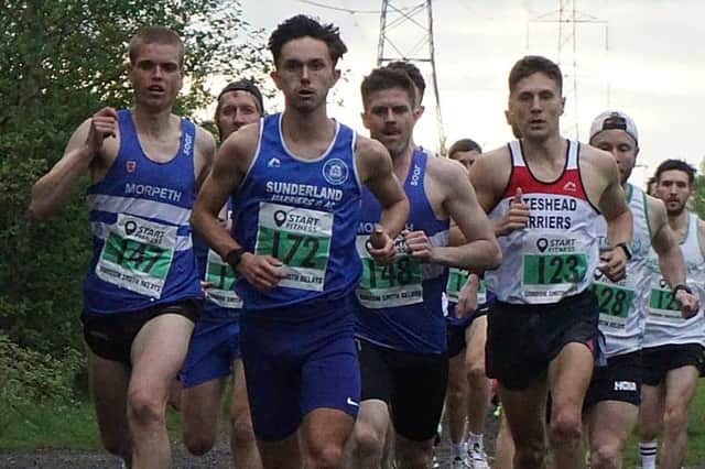 Action from the Men's Gordon Smith Relays. Picture: Peter Scaife