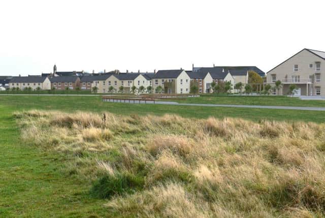 An impression of how the development at Braid Hill, Amble, would look.