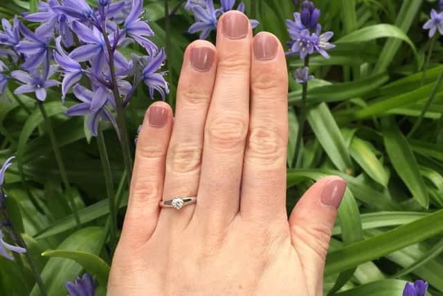 Isobel's engagement ring.