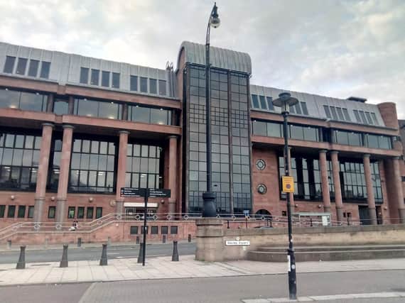 Blyth man James Moss is on trial at Newcastle Crown Court.