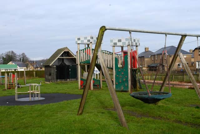 The play area in Scott's Park, Wooler. Picture by Jane Coltman