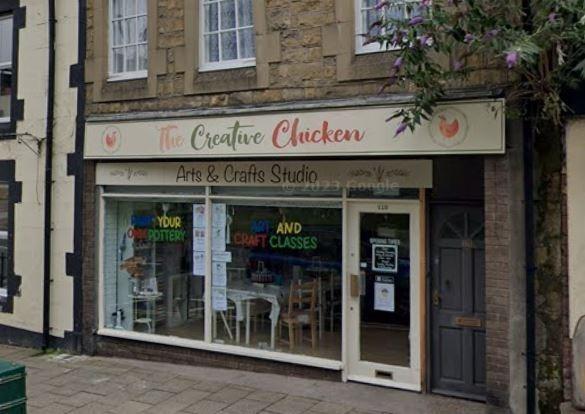Hide from the rain and take part in an arts and crafts workshop at The Creative Chicken.