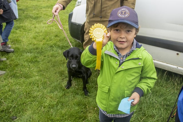 The competitions give a chance for young handlers to show off their skills.