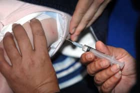 Baby immunisation rates in Northumberland remain below the target level.
