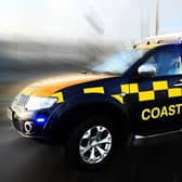 Coastguard teams worked with the North East Ambulance service to help an injured teenager on Northumberland beach.
