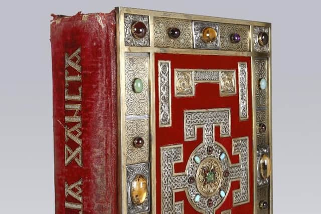 The Lindisfarne Gospels. Image courtesy of the British Library.