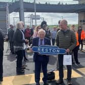 The opening of Reston station.
