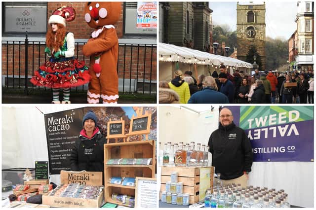 Morpeth has started its countdown to Christmas with two days of festive markets, entertainment and food stalls in the town centre.