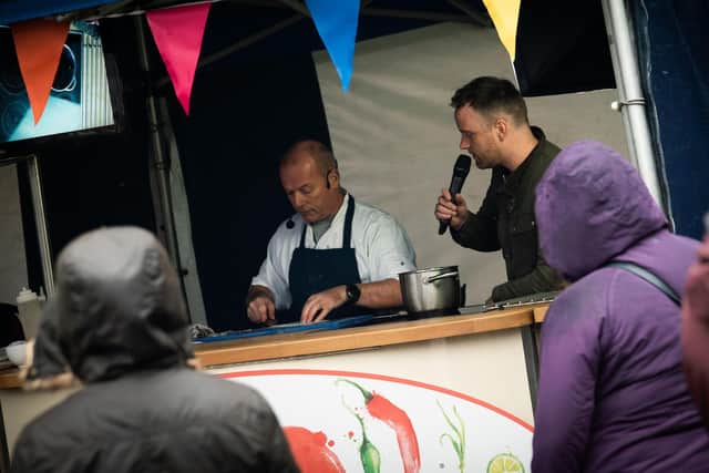 The Demo Kitchen is a popular feature at the Morpeth Food and Drink Festival.