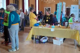 A total of 18 organisations were represented and there was a steady stream of visitors.