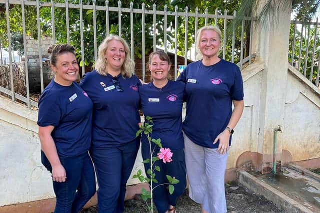 Gill and her team of stoma nurses in Kenya.