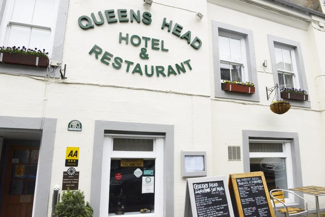 The Queens Head Hotel in Berwick is ranked number 6.