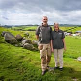 Phil and Sue Humphreys, who are the site managers at Herding Hill Farm.