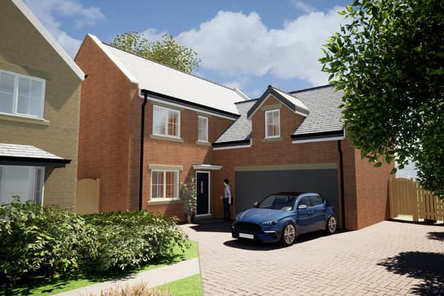 The Bamburgh, a five-bedroom detached home with main bathroom plus two en suites priced from £470,000.