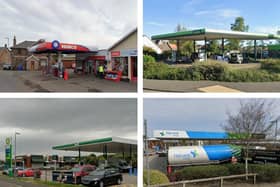 Fuel stations in Northumberland.