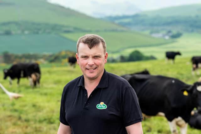 Tom Neill at his farm in the Cheviots.