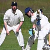 Ryan Driver, 17, seen here playing against Wooler, hit his first century for Alnwick seconds against Warkworth. Picture: Alnwick CC
